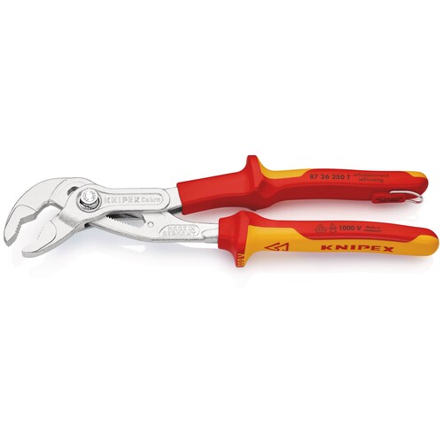 87 26 250 T Knipex Cobra® WaPu isoliert m. Befestigungsöse Produktbild Additional View 3 L