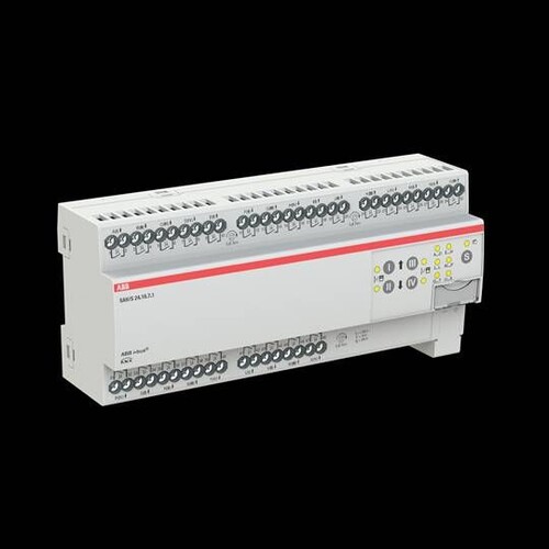 SAH/S24.16.7.1 ABB Schalt-/Jalousieaktor KNX 24-Fach 16A Produktbild Additional View 2 L