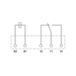 2961105 PHOENIX REL-MR- 24DC/21 STECKB. MINIATURRELAIS 1WE 24VDC 6A Produktbild Additional View 3 S