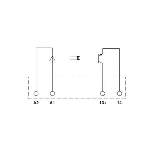 2966595 Phoenix OPT-24DC/24DC/2 Mini Solid-State-Relais Steckbar 24DC/3-33DC Produktbild Additional View 3 L