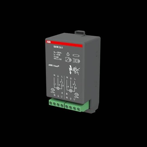 SA/M 2.6.1 STOTZ KNX Schaltaktormodul 2 Fach, 6 A für RC/A Produktbild Additional View 2 L