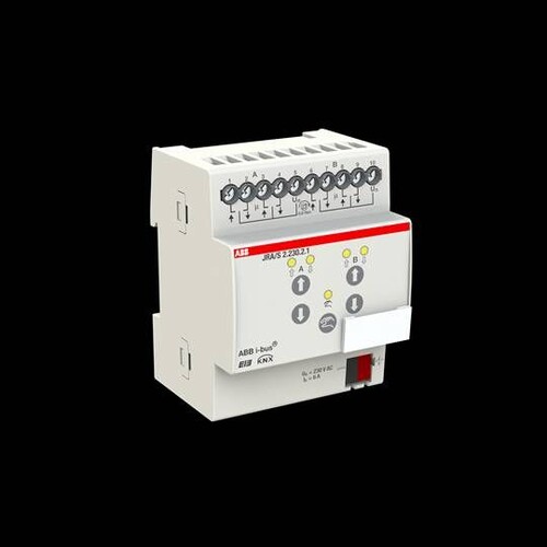 JRA/S2.230.2.1 Busch-Jaeger KNX Jalousie -/Rolladenaktor 2-Fach m. Man. Produktbild Additional View 2 L