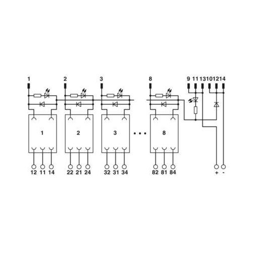 2979485 Phoenix VARIOFACE-Ausgabemodul UMK- 8 RM/KSR-G 24/21/PLC Produktbild Additional View 3 L