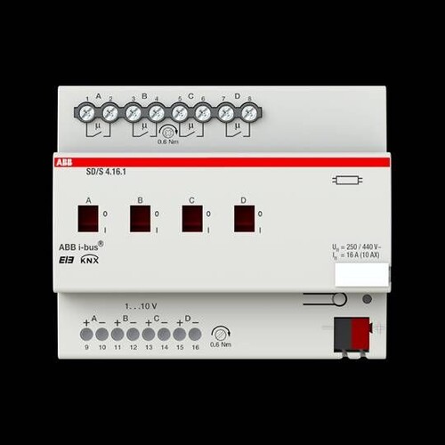 SD/S 4.16.1 STOTZ SD/S 4.16.1 KNX Sch.Dimmaktor 4f Produktbild Additional View 2 L