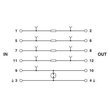 2839224 Phoenix Überspannungsschutz Basiselement PT 2X2+F-BE Produktbild Additional View 3 S