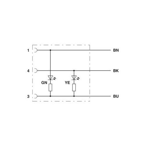 1671085 Phönix Steckverbinder m.Kabel SAC-3P- 5,0-PUR/M 8FR-2L Produktbild Additional View 3 L