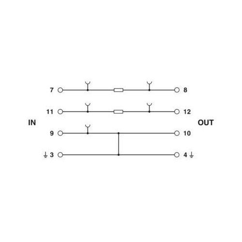 2856139 Phoenix  PT 2x1-BE Überspannungs schutz PT 2x1-BE Produktbild Additional View 3 L