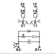 2903334 Phoenix Relais  24VDC RIF-1RPT-LDP-24DC/2x21 Produktbild Additional View 3 S