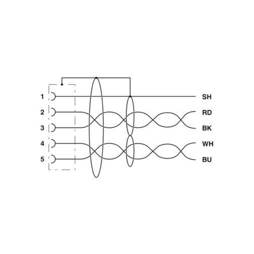 1534465 PHOENIX SACCBP-M12FS-5CON-M16/0,5-920 Produktbild Additional View 3 L