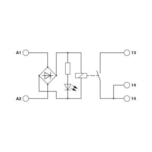 2940171 Phoenix Relaismodul - DEK-REL- 24/I/1 1s 24V AC/DC Produktbild Additional View 3 L