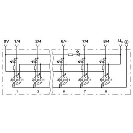 1453025 Phoenix SACB-8/ 8-L-SC SCO P Produktbild