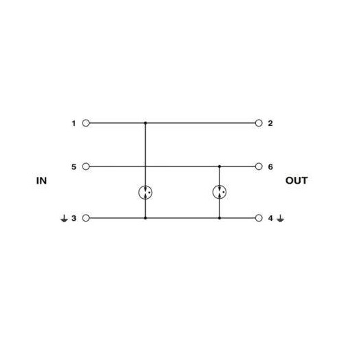 2859000 Phoenix C. PT2-F-ST Überspannung schutzstecker Produktbild Additional View 3 L