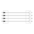 1682168 Phoenix SAC-4P-M 8MS/1,5-PUR/M 8FS Produktbild Additional View 2 S
