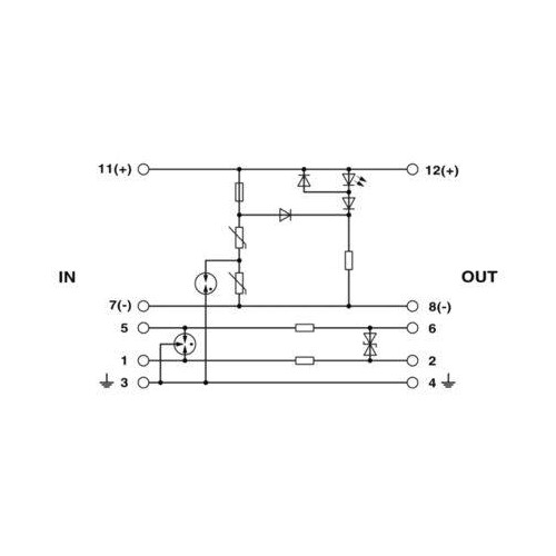 2819008 PHOENIX PT PE/S+1X2-24-ST Überspannungsschutz-Stecker Produktbild Additional View 3 L