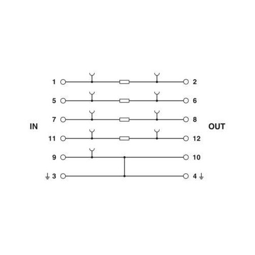 2839208 PHOENIX PT 2X2-BE Überspannungsschutz-Basiselement Produktbild Additional View 3 L