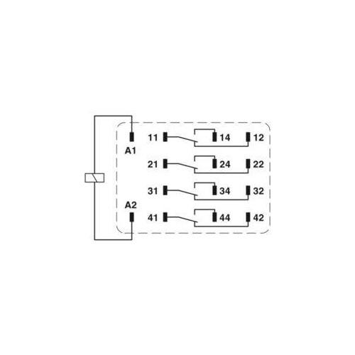 2903677 PHOENIX REL-IR4/LDP- 24DC/4X21 Einzelrelais Produktbild Additional View 3 L