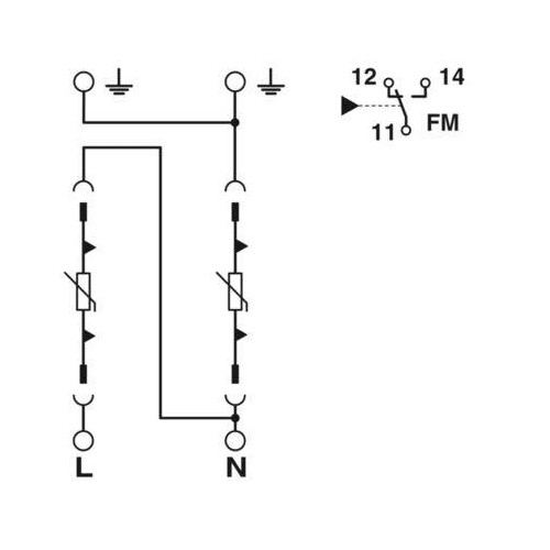 2801533 PHOENIX  VAL-MS-T1/T2 48/12.5/1+ 1V-FM Produktbild Additional View 3 L