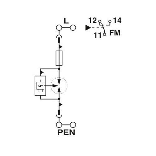 2801615 Phoenix FLT-SEC-H-T1-1C-264/25- FM Produktbild Additional View 2 L