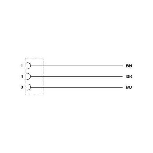 1669628 Phoenix SAC-3P- 5,0-PUR/M 8FS M8 Buchse 3p / Klemme Produktbild Additional View 3 L