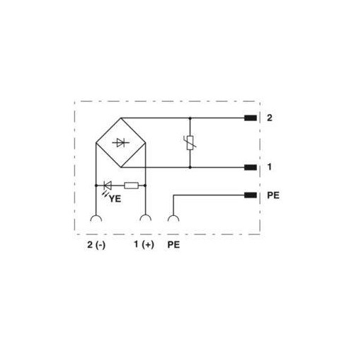 1452194 Phoenix SACC VB 3CON M16/A GVL 230V Ventilstecker Produktbild Additional View 3 L