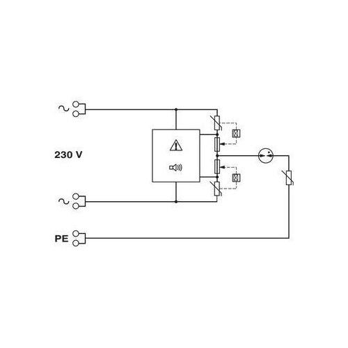 2803409 Phoenix BT 1S 230AC/A Überspannungsschutz Gerät Typ 3 Produktbild Additional View 3 L