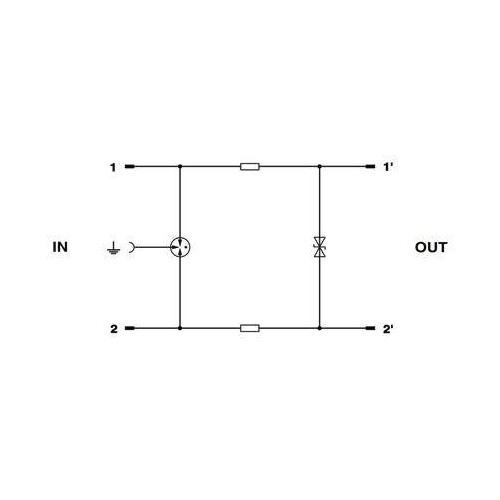 2838539 Phoenix CTM 1X2 110AC Überspannungsschutz-Stecker Produktbild Additional View 3 L