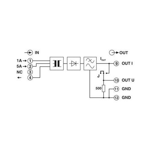 2814359 Phoenix MCR SLP 1 5 UI 0 Strommessumformer Produktbild Additional View 3 L