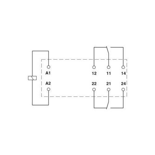 2987943 Phoenix REL MR  24DC/21 21/MS Einzelrelais Produktbild Additional View 3 L