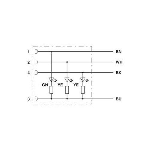 1668292 Phoenix SAC 4P  3,0-PUR/M12FR-3L Produktbild Additional View 3 L