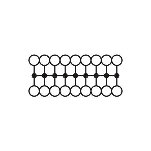 3273438 Phönix PTFIX Verteilerblock 2,5 Grau, Klebesockel, 18-polig Produktbild Additional View 3 L
