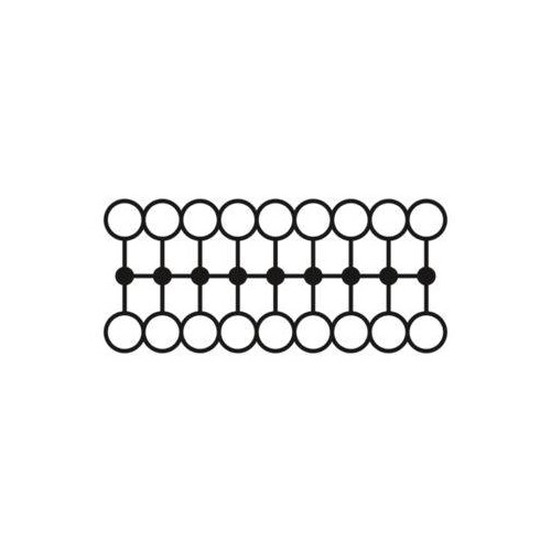 3273438 Phönix PTFIX Verteilerblock 2,5 Grau, Klebesockel, 18-polig Produktbild Additional View 3 L