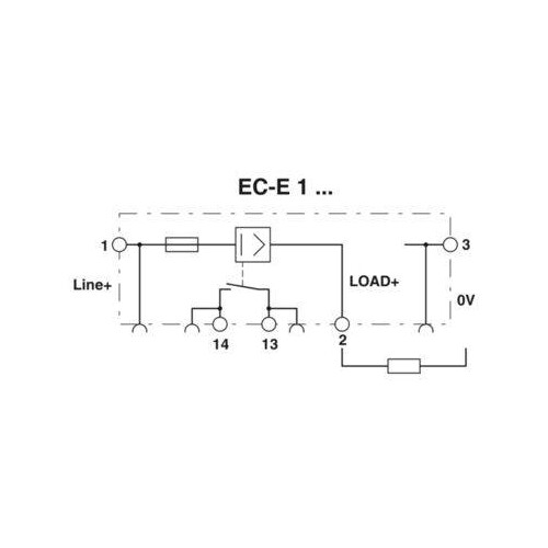 0903023 Phoenix EC E1 1A Elektronischer Geräteschutzschalter Produktbild Additional View 3 L