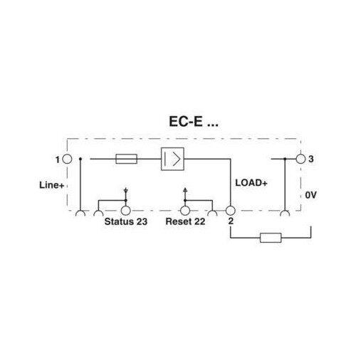 0903043 Phoenix EC E  2A DC24V Elektronischer Geräteschutzschalter Produktbild Additional View 3 L