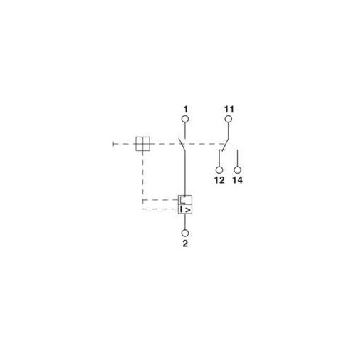 2800858 Phoenix CB TM1 1A F1 P Thermomagnetischer Geräteschutzschalter Produktbild Additional View 3 L
