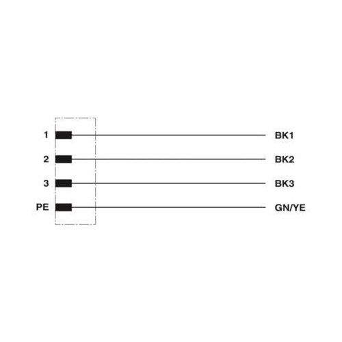 1029445 Phoenix SAC 4P M12MRS/ 3,0 PUR PE Produktbild Additional View 3 L