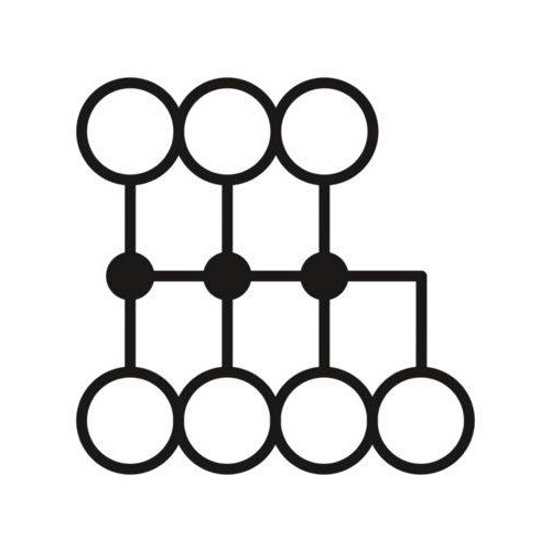 1091669 Phoenix PTFIX 6/6X2,5 GNYE Verteilerblock Grundklemme Produktbild Additional View 3 L