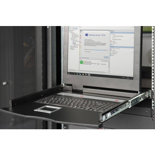 DS-72210-2US Digitus Modulare Konsole mit 17 TFT (43,2cm), 8 Port KVM & Touch Produktbild Additional View 8 L