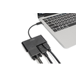 DA-70859 Digitus USB C 3in1 Triple Monitor Adapter (HDMI, DP, VGA) Produktbild Additional View 6 S