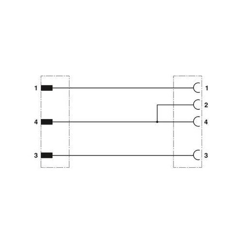 1668328 Phoenix SAC 3P M12MS/0,6 PUR/M12FS B Produktbild Additional View 3 L