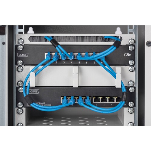 DN-80117 Digitus L2 managed Gigabit Ethernet Switch 8 port, 10 inch Produktbild Additional View 4 L