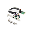 DN-10134 Digitus 2 port Gigabit Ethernet mini PCI Express Card single lane, low Produktbild Additional View 5 S