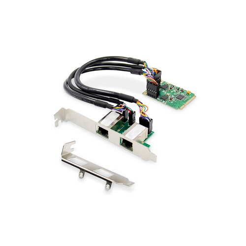 DN-10134 Digitus 2 port Gigabit Ethernet mini PCI Express Card single lane, low Produktbild Additional View 5 L