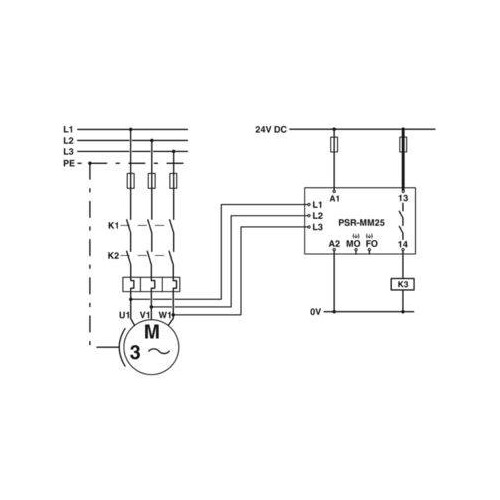 2702356 Phoenix PSR-MM25-1NO-2DO-24DC-SP Produktbild Additional View 2 L