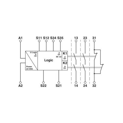 2900525 Phoenix PSR SCP 24UC/ESAM4/2X1/1X2 Produktbild Additional View 3 L