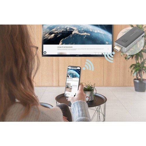 DS-55319 Digitus Wireless Presentation System, 50 m Dongle, bis 16 zu 1,Full H Produktbild Additional View 4 L