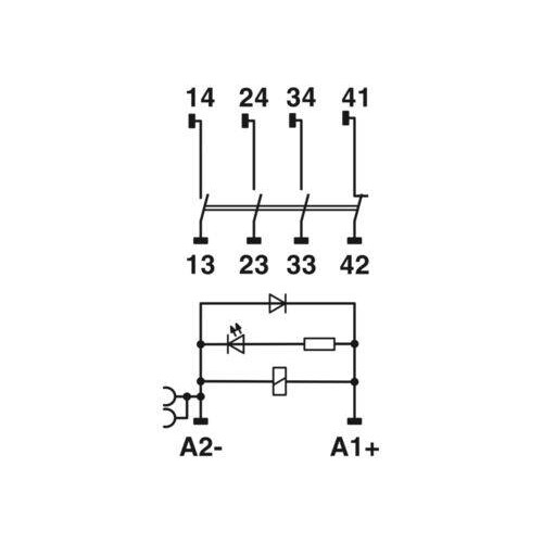 1148703 Phoenix RIF- RPT- LDP- 24DC/1X2/3X1/AU/FG Produktbild Additional View 2 L
