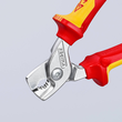 95 16 160 Knipex Kabelschere 160 mm 0 StepCut verchromt Produktbild Default S