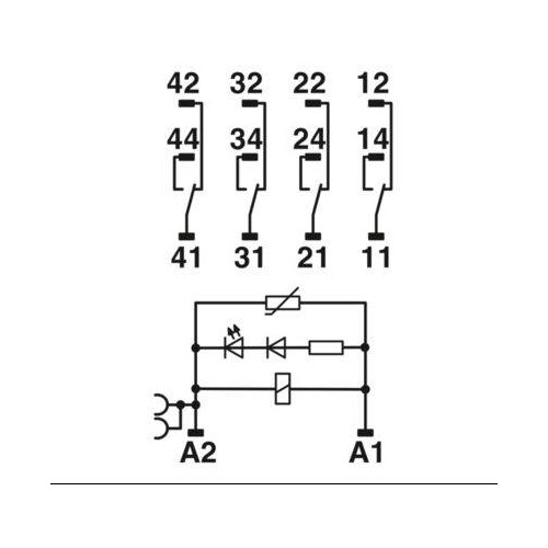 2903304 Phoenix RIF-2-RPT-LV-230AC/4X21 Produktbild Additional View 2 L