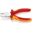 01 06 160 Knipex 01 06 160 Kombizange Chrom-Vanadin isoliert mit Mehrkomponen Produktbild Additional View 1 S