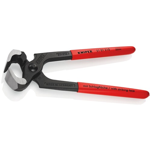 51 01 210 SB Knipex 51 01 210 SB Hammerzange mit Kunststoff überzogen sc Produktbild Additional View 1 L